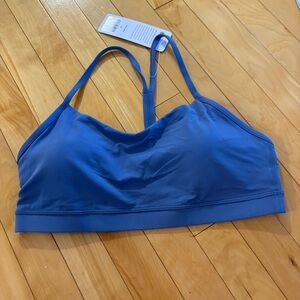 CRZ YOGA Women's Blue Sports Bra Size XL NWT Racerback Padded